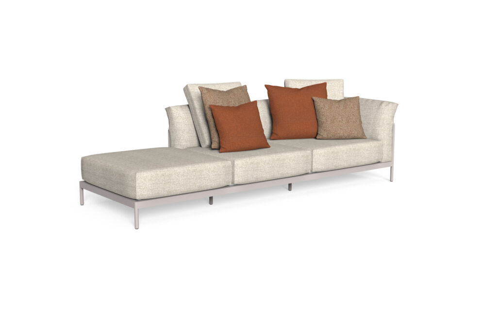 SOFA SX + POUF DX LARGE