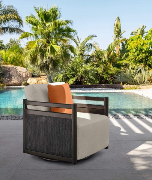 Edwin//Alu Sessel Living Drehbar 2