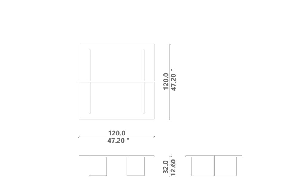 Venice Coffee Table 120x120