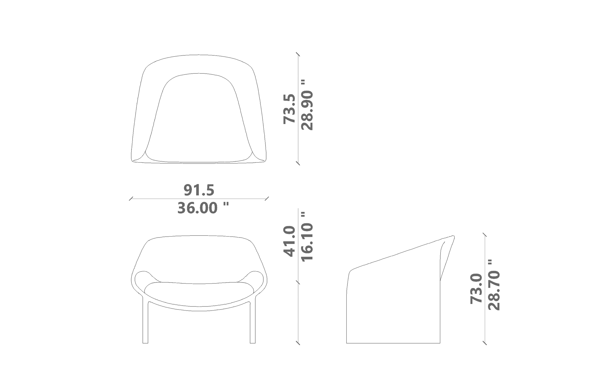 Grace poltrona living con cuscino seduta