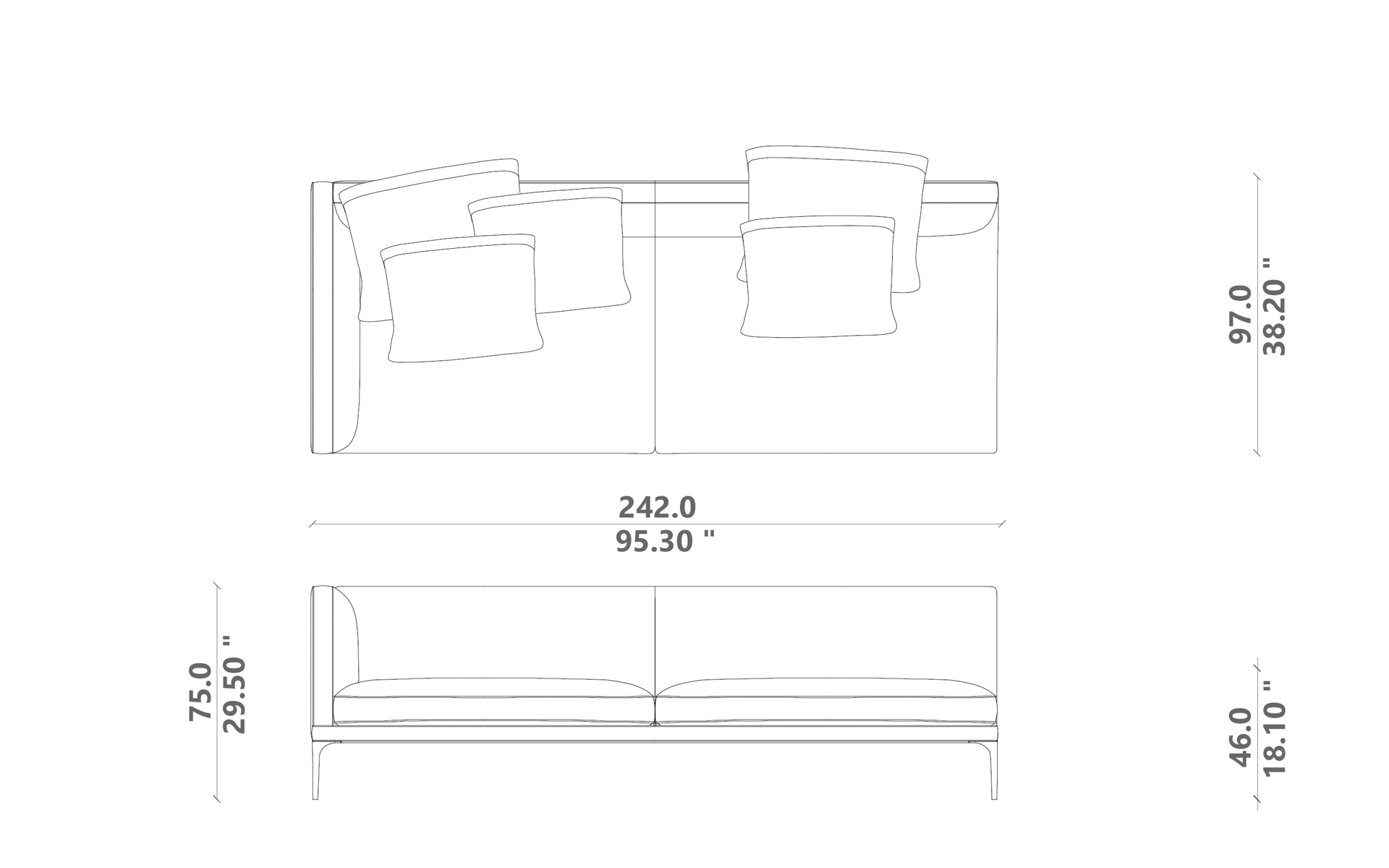 Soul sofa corner 02 dx