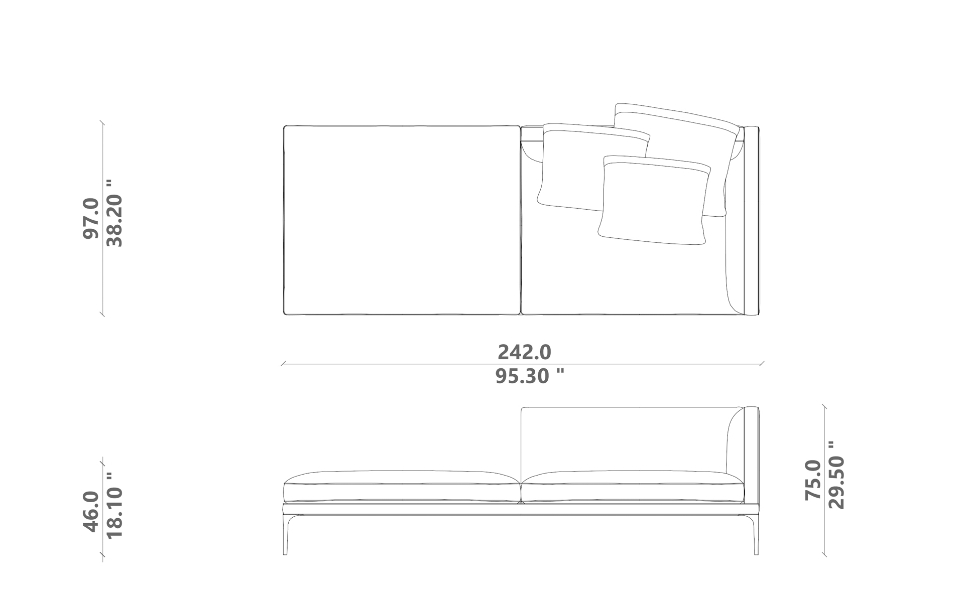 Soul sofa corner 03 sx